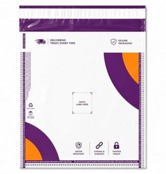 Non-Transparent Barcode Polybag Without Pocket | Tamper Proof Courier Bag | Self Adhesive Shipping Bag | Tear Resistant | Meesho Packaging Bag